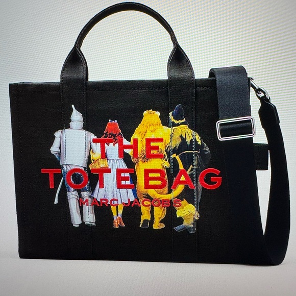 👠 MARC JACOBS X WIZARD OF OZ THE FRIENDS OF DORTHY CANVAS MEDIUM TOTE BAG  👠NWT👠 - Picture 11 of 16